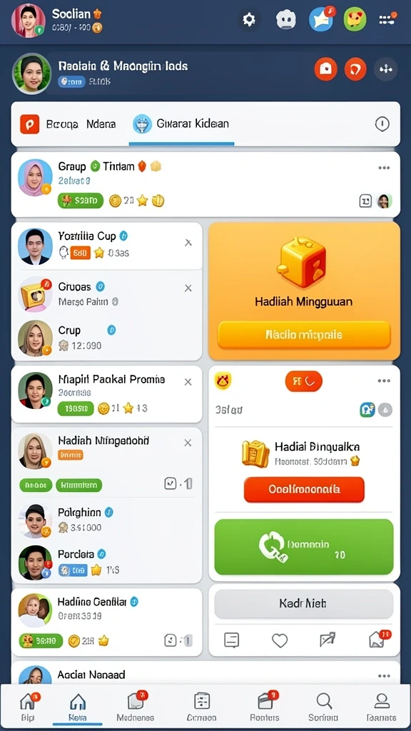 6svip - Tampilan antarmuka yang intuitif dan mudah digunakan.