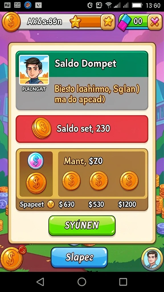 duit8 - Screenshot kedua menampilkan pilihan misi yang tersedia.