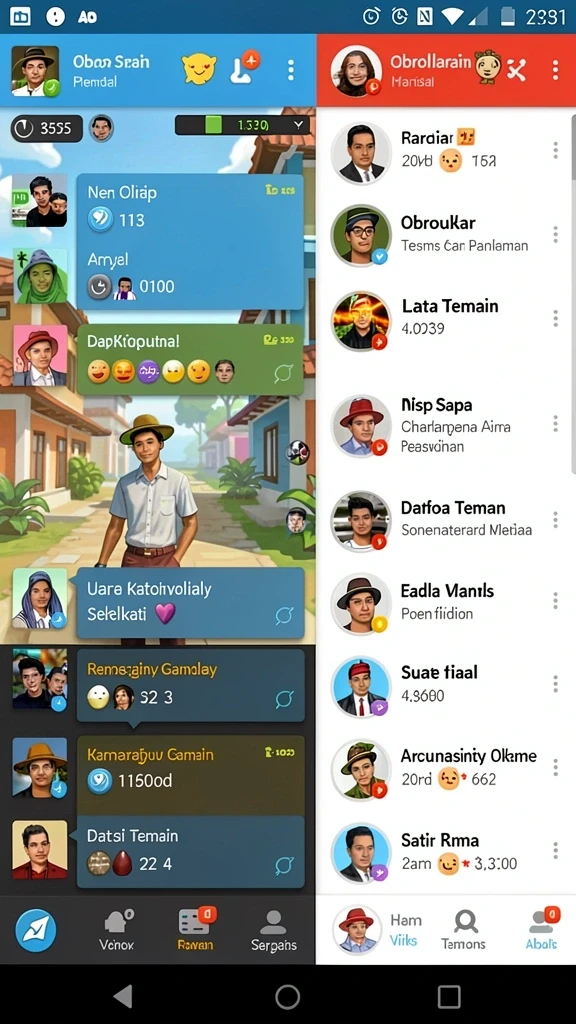 hokigame - Mode multiplayer yang seru dan kompetitif.