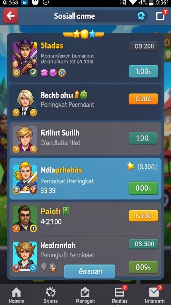 richrtp - Tampilan menu yang intuitif dan mudah dinavigasi.